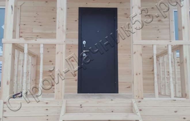 4 Каркасно-щитовой дом   Д-3, 9х8,5м, 67,5 М², Владимирская область, Ковровский район, село Большие Всегодичи. (9)